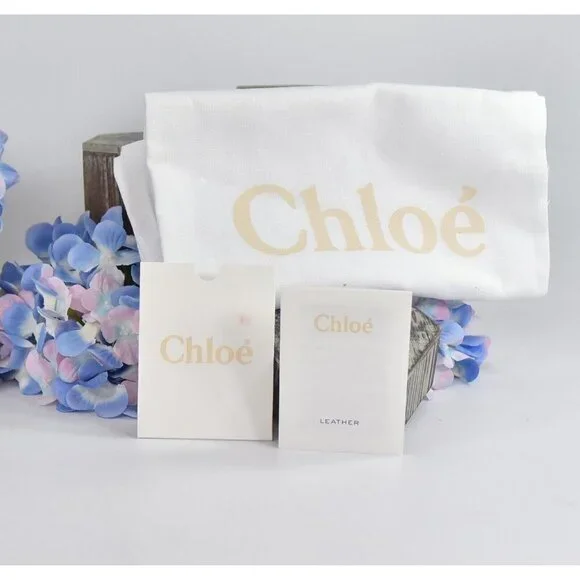 Chloe Terracotta Brown Leather Kacey Woven Flat Mules Slides Sz 37 NIB - Picture 10 of 11